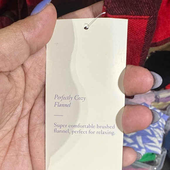 Stars Above Red and Black Plaid Robe - Picture 3 of 5